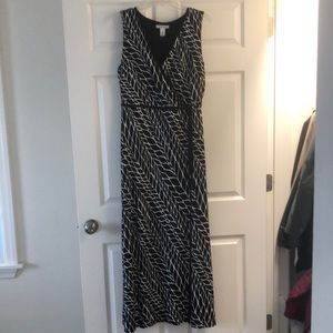 White house black market maxi dress